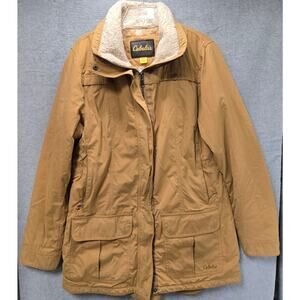 Cabelas Flanel Lined Primaloft Winter Jacket Size Large